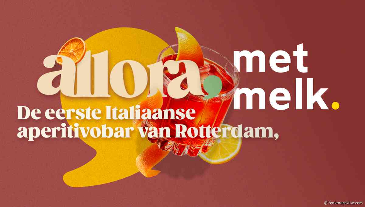 De dag afsluiten met een komma: Allora, Aperitivo! is de eerste aperitivobar van Rotterdam