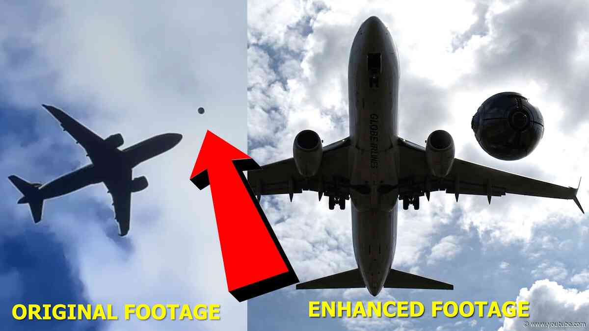 Unbelievable UFO Videos! Massive Metallic Sphere Engages Jet Airliner! 2026