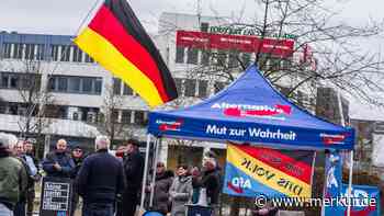 AfD-Kreisverband veranstaltet Kundgebung auf Therese-Giehse-Platz