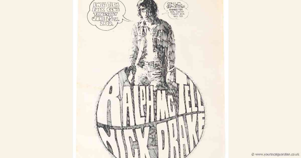 Posters from historic Nick Drake and New York Dolls shows go up for auction