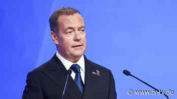 Gewohnt scharfe Töne: Medwedew fantasiert wieder über direkte Angriffe auf Deutschland