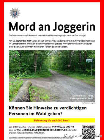 Lampertheim – Mord an Joggerin – In der Sendung „Aktenzeichen XY ungelöst“ erhoffen sich die Ermittler weitere Hinweise