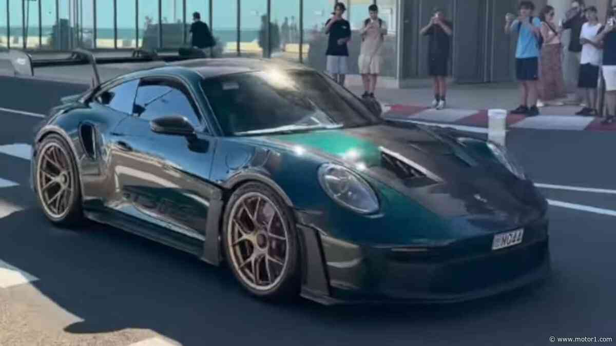 Lando Norris Turns Heads In Green Porsche 911 GT3 RS In Monaco