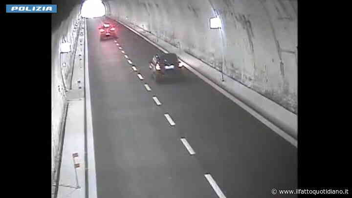 Contromano sulla A1 per 50 km sotto l’effetto di cannabis: il video dell’inseguimento, poi il fermo