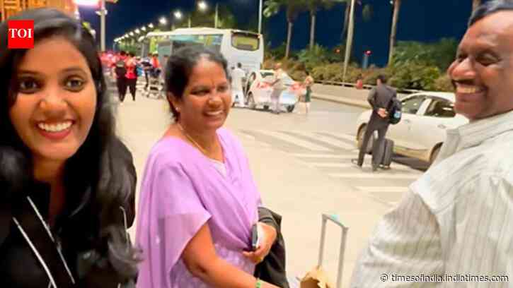 Bengaluru woman surprises parents with first international trip using her ‘adult money’: ‘I am scared, guys’