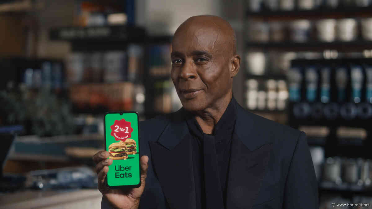 Witzige Kampagne von Mother: Uber Eats macht Bruce Darnell zum Deal-Gönner