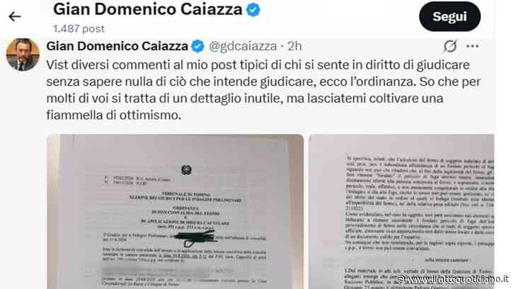 Caso Torino, l’ex presidente delle Camere penali Caiazza pubblica l’ordinanza su X e lascia visibile il nome della vittima minorenne
