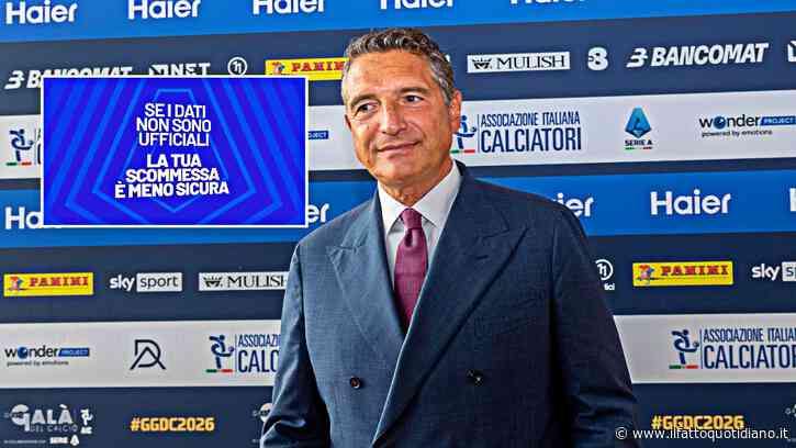“True Data”, l’Adm chiede la sospensione della campagna della Lega Serie A: “È un’indiretta promozione delle scommesse”