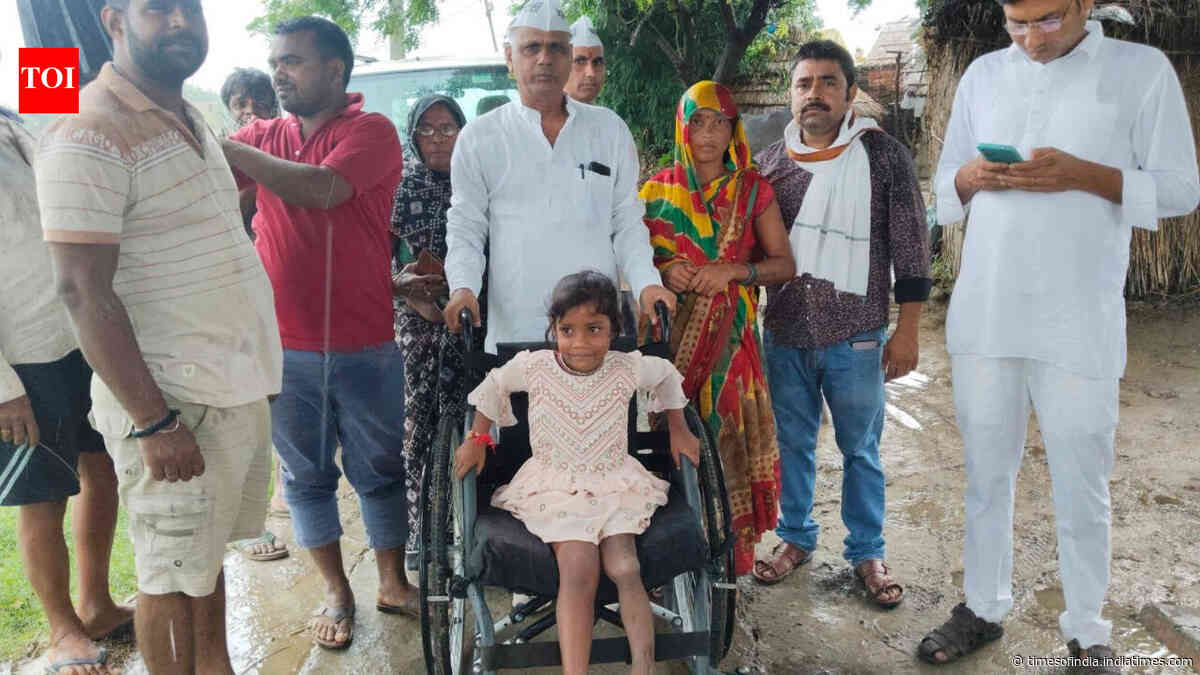 AAP helps seven-year-old Ballia girl who hops to school