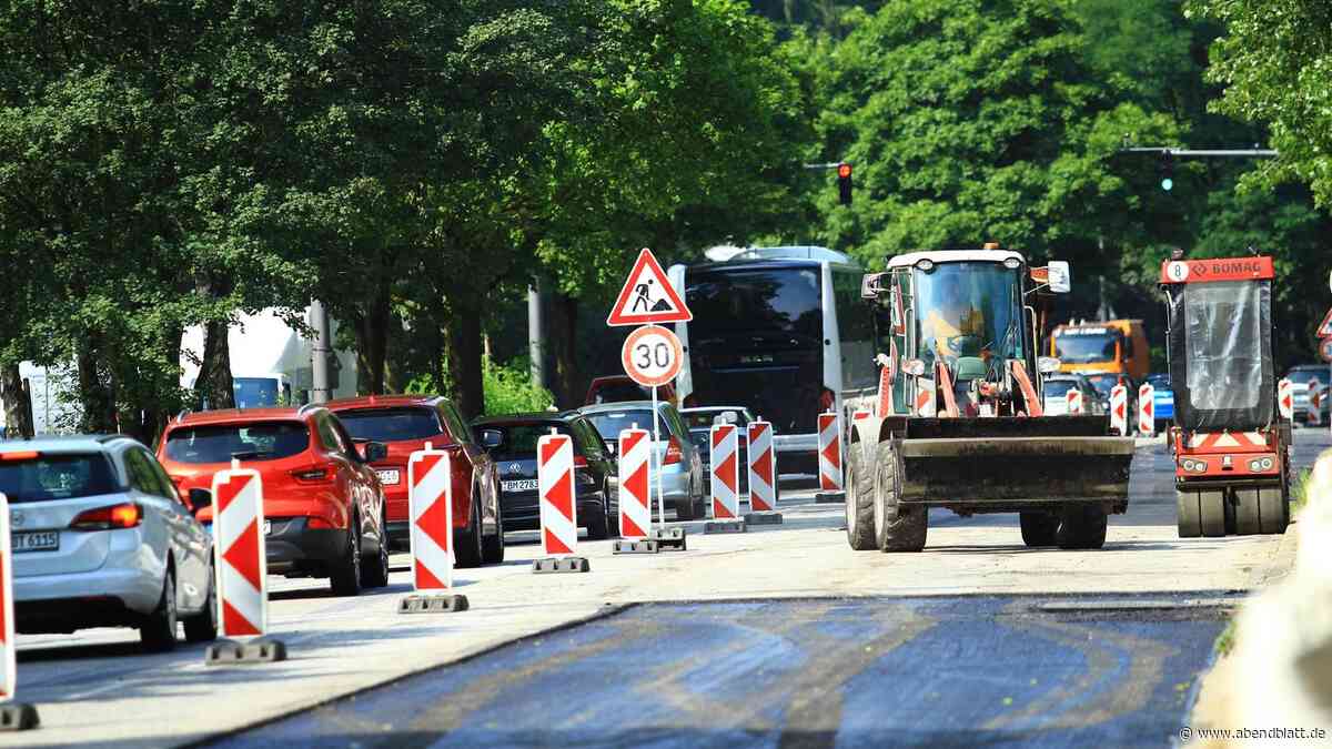 Dauerbaustelle in Farmsen: Straße bis Mitte November vollgesperrt