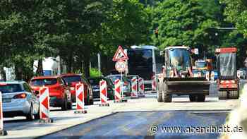 Dauerbaustelle in Farmsen: Straße bis Mitte November vollgesperrt