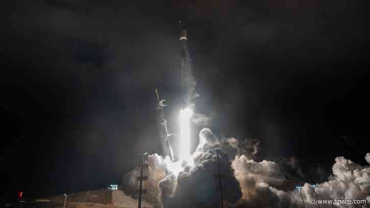 SpaceX Falcon 9 rocket launches Starlink satellites to orbit on its 35th flight