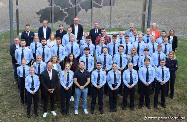 POL-MI: Neue Gesichter im Mühlenkreis: 37 Polizistinnen und Polizisten treten ihren Dienst an