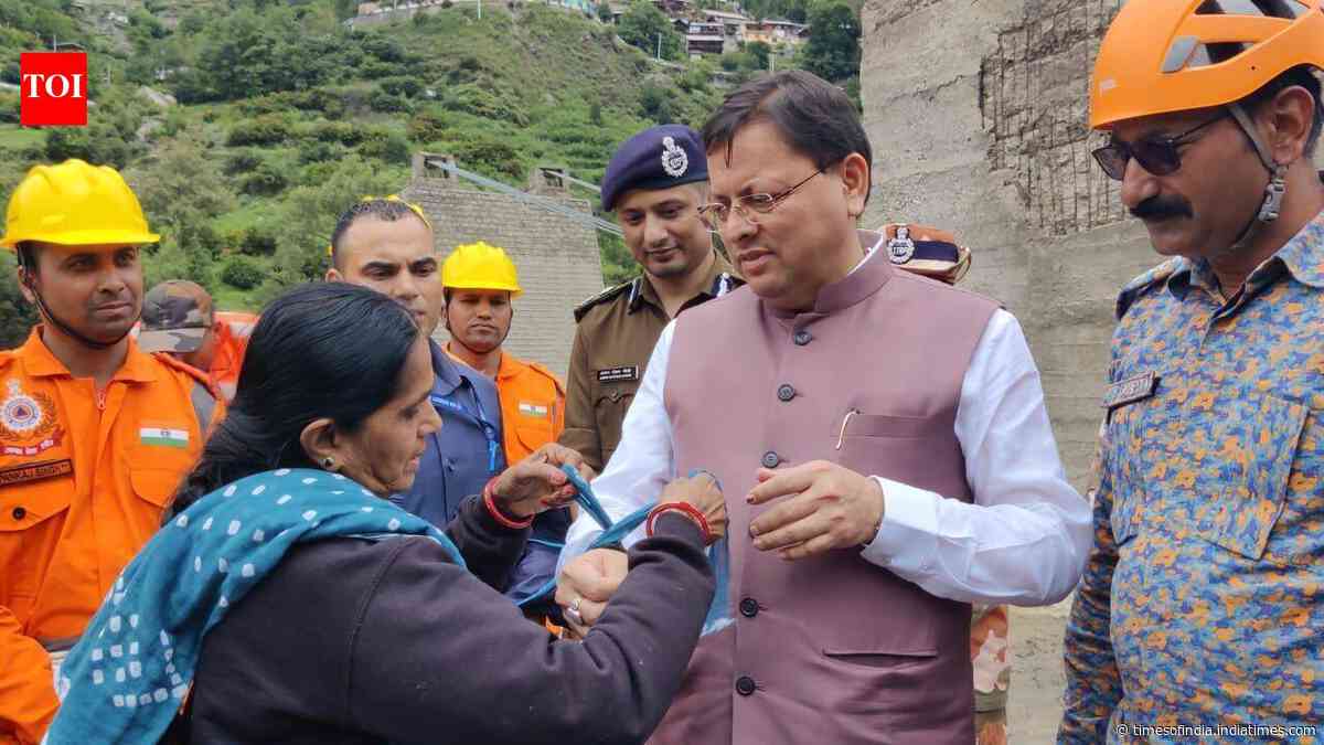 Ahmedabad woman sends Rakhi to Uttarakhand CM Dhami, recalls Dharali flood meeting