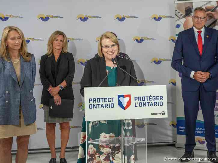 Health minister tours expanded emergency department at Brantford General Hospital