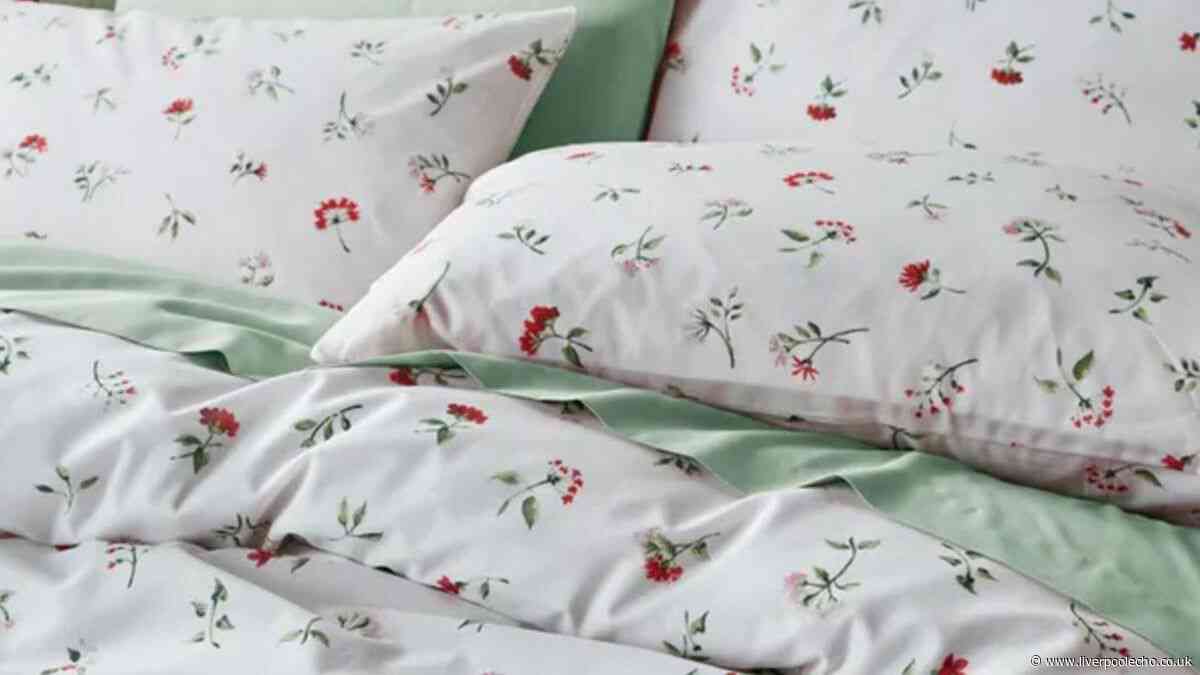 Dunelm shoppers are praising 'beautiful quality' floral duvet set that's now half price