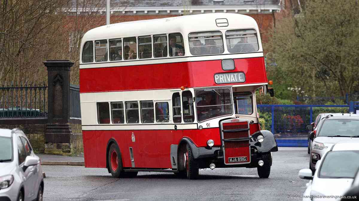 This month you can ride a historic bus around Manchester for free