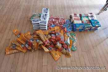 Police find £5,000 worth of food after stopping low car: ‘Stocking up for Christmas?’