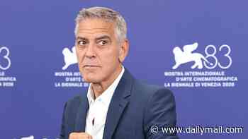 George Clooney is in fine spirits as he shows off his best moves at Venice photocall ahead of receiving Lifetime Achievement award