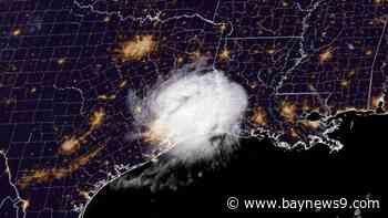 Tropical Depression Edouard bringing heavy rain into central Texas