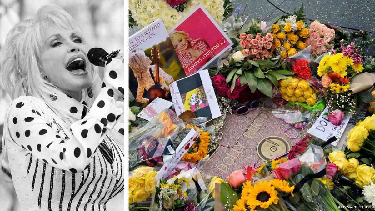 Nur eine Woche nach ihrem Tod: Unbekannte zerkratzen Dolly Partons Stern auf dem Walk of Fame