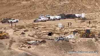 Israeli troops 'demolish Palestinian homes in West Bank village as heavily armed forces seen moving in'