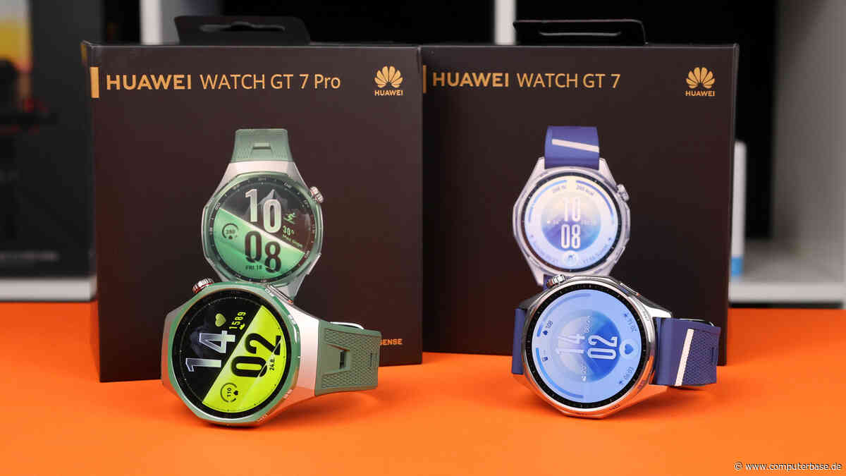 Huawei Watch GT 7 und GT 7 Pro im Test: Schickere Sport-Smartwatches liefern 10 Tage Akkulaufzeit