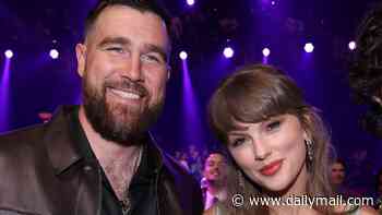 Travis Kelce reveals never-before-heard details about his 'intimate' MSG wedding with Taylor Swift... as he gushes over couple's adorable dog for the first time