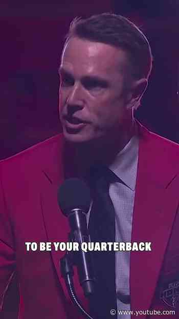 "It was the thrill of a lifetime to be your quarterback" - Matt Ryan #nfl #speech #atlanta