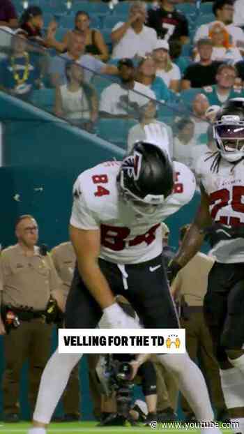 Jack Velling with the TOUCHDOWN from Cooper Rush 😮‍💨 FOX | NFL+ #football #atlantafalcons