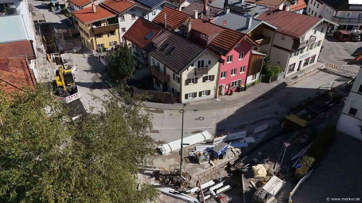 Lenggrieser Straße: Zweite Bauphase startet Mitte September
