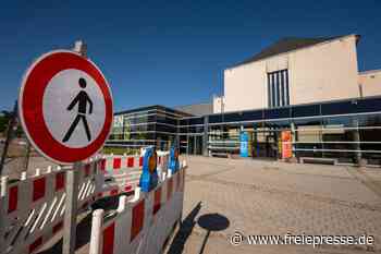 Großbaustelle am Stadtbad in Plauen: So gelangen Besucher jetzt zum Eingang