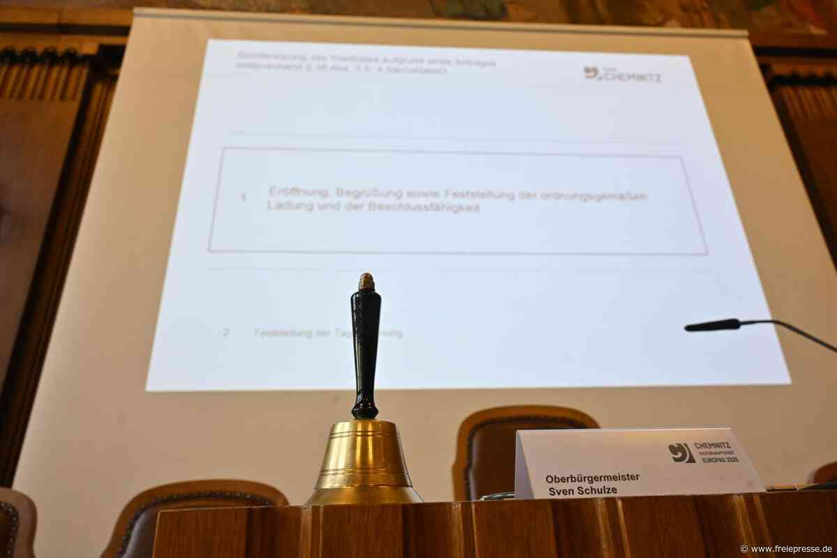Schlagabtausch im Chemnitzer Rathaus: Stadtrat trifft sich zu Sondersitzung