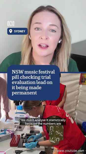 Pill test trial results lead to it becoming permanent at NSW music festivals | ABC NEWS