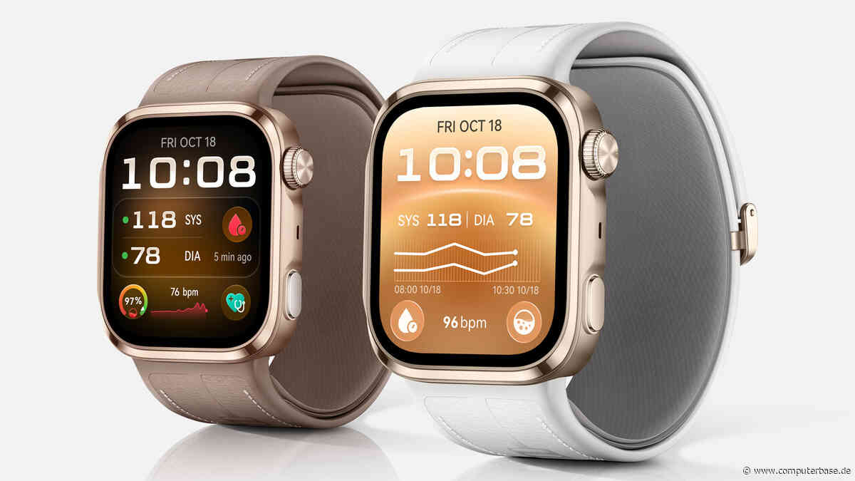 Huawei Watch D3: Die einzig echte Blutdruck-Smartwatch wird genauer