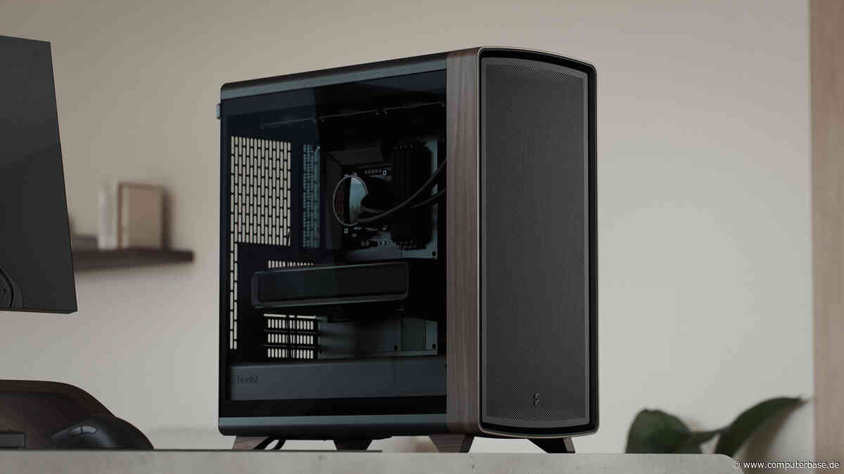 Fractal Design Summit: Neue Gehäuseserie mit Holzeinfassung auf edlen Füßen