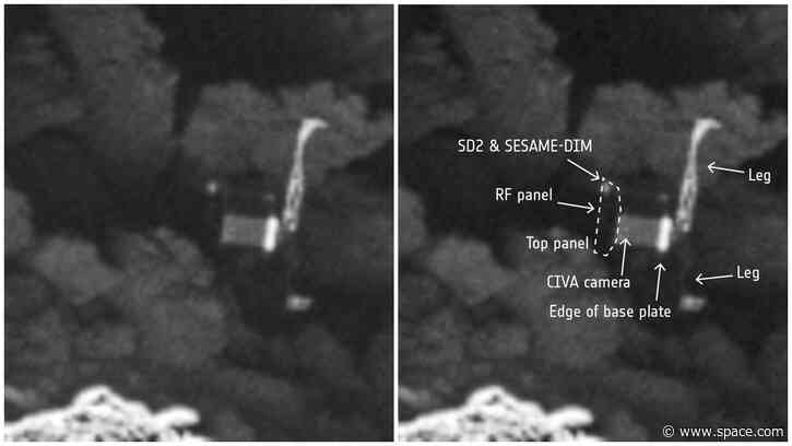 On this day in space! Sept. 2, 2016: Rosetta spacecraft finds long-lost Philae lander on Comet 67P after 2-year search