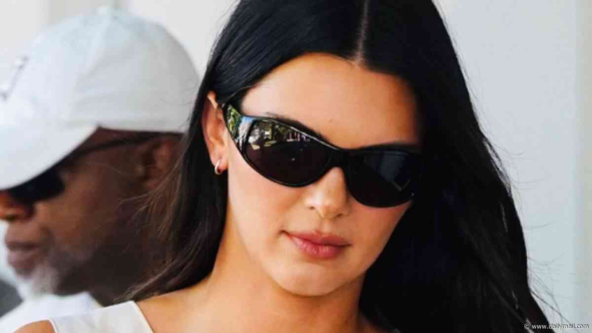 Kendall Jenner leads the glamorous arrivals as she touches down in Venice for the Film Festival in her role as Armani Beauty ambassador