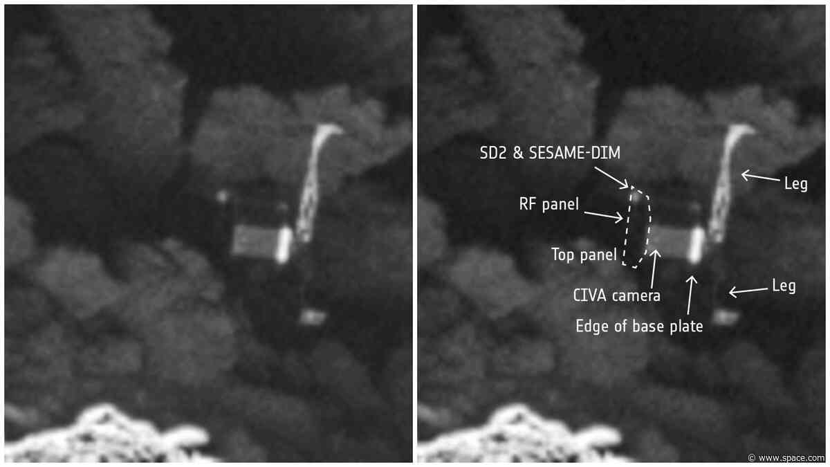 On this day in space! Sept. 2, 2016: Rosetta spacecraft finds long-lost Philae lander on Comet 67P after 2-year search