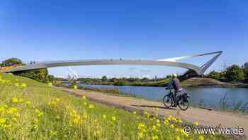 Flussradweg durch Natur mit Ruhrgebietshighlights: der Emscherradweg
