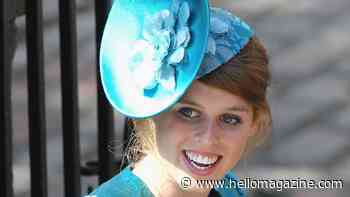 Princess Beatrice is our ultimate autumn muse tiny green mini-skirt and killer stilettos