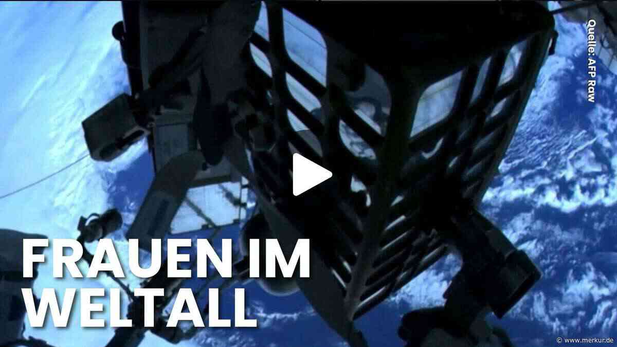 Video von Frauen-Spacewalk an der ISS: Zwei Astronautinnen reparieren Raumstation