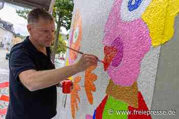 Was Auerbacher über die neue Kaufhaus-Fassade sagen: „Bunt ist schön“