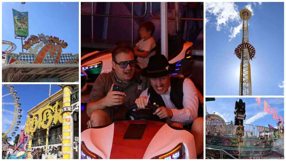 Von „ein Traum“ bis „geh leck“: Die Fahrgeschäfte vom Rosenheimer Herbstfest im OVB-Check