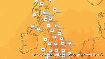 Met Office maps show exact date Greater Manchester will hit 25C again within days