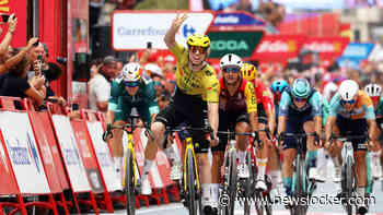 Weer slaat hij toe: hattrick aan zeges voor Brits supertalent Matthew Brennan (Visma) in Vuelta