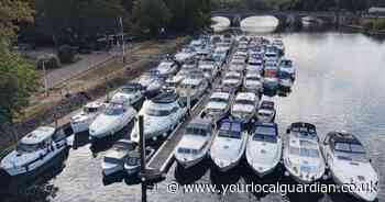 Around 40 boats gather for motor yacht club's annual rally