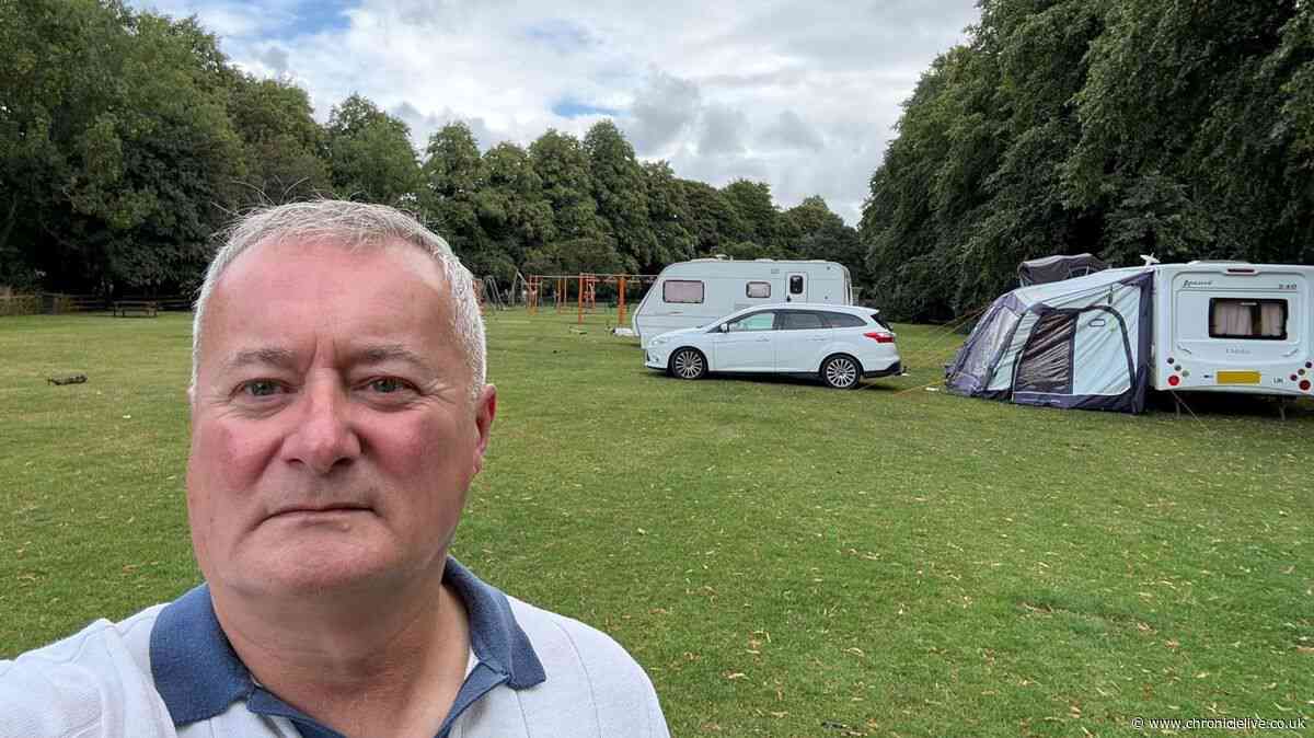 Fury as travellers turn popular Northumberland park into 'pretend caravan site'
