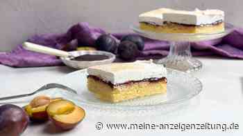 Omas Rezept für Pflaumenkuchen vom Blech: So wird der Klassiker wunderbar saftig und zimtig süß