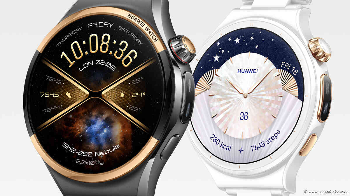 Watch 6 Pro: Huawei setzt Luxus­anspruch mit Titan und Keramik